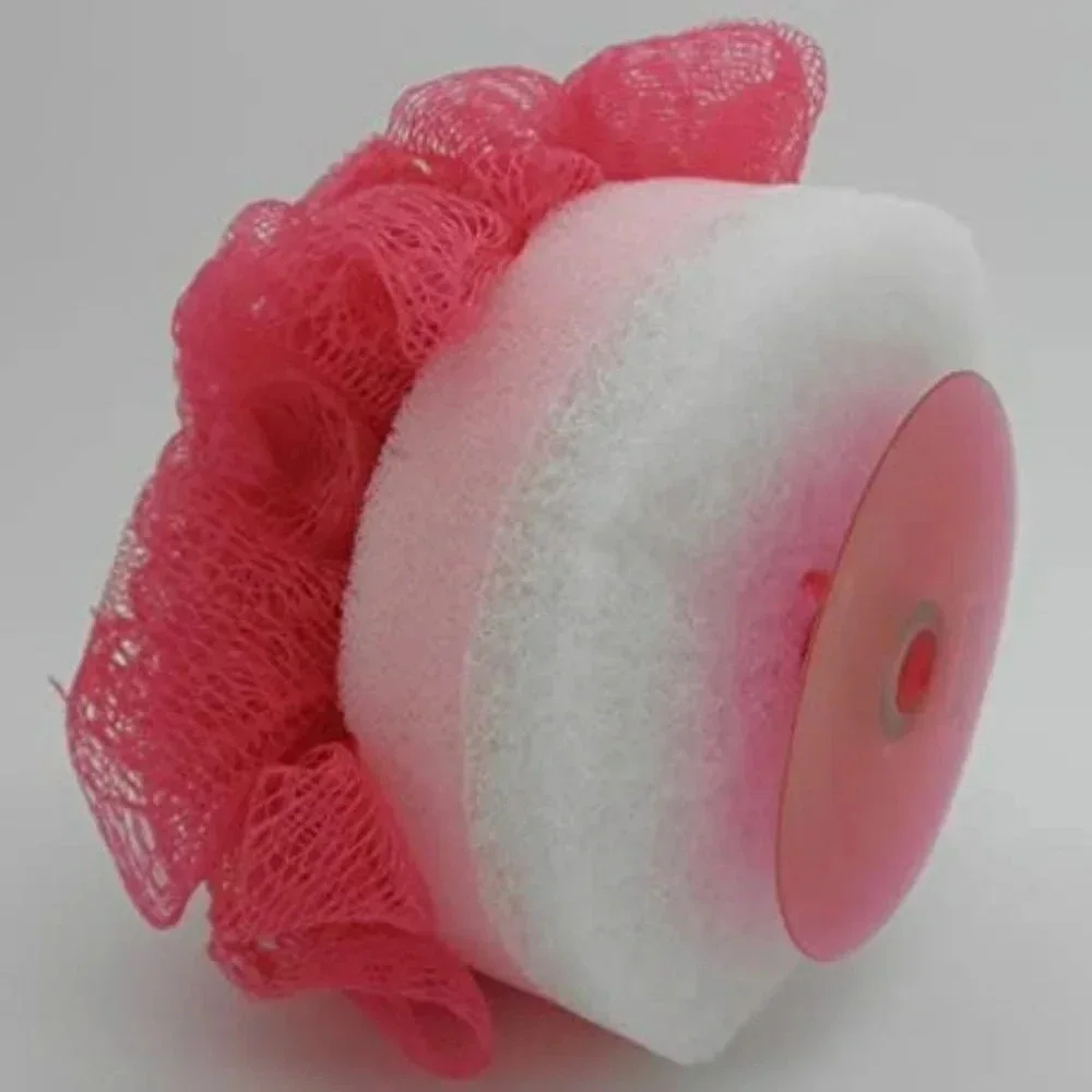 Bath Pouf With Holder